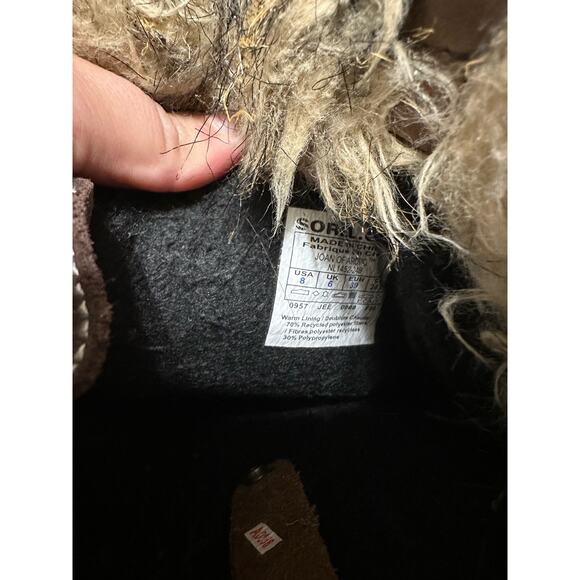 Sorel‎ Women's joan of arctic boots brown fur size 8 - Picture 6 of 6